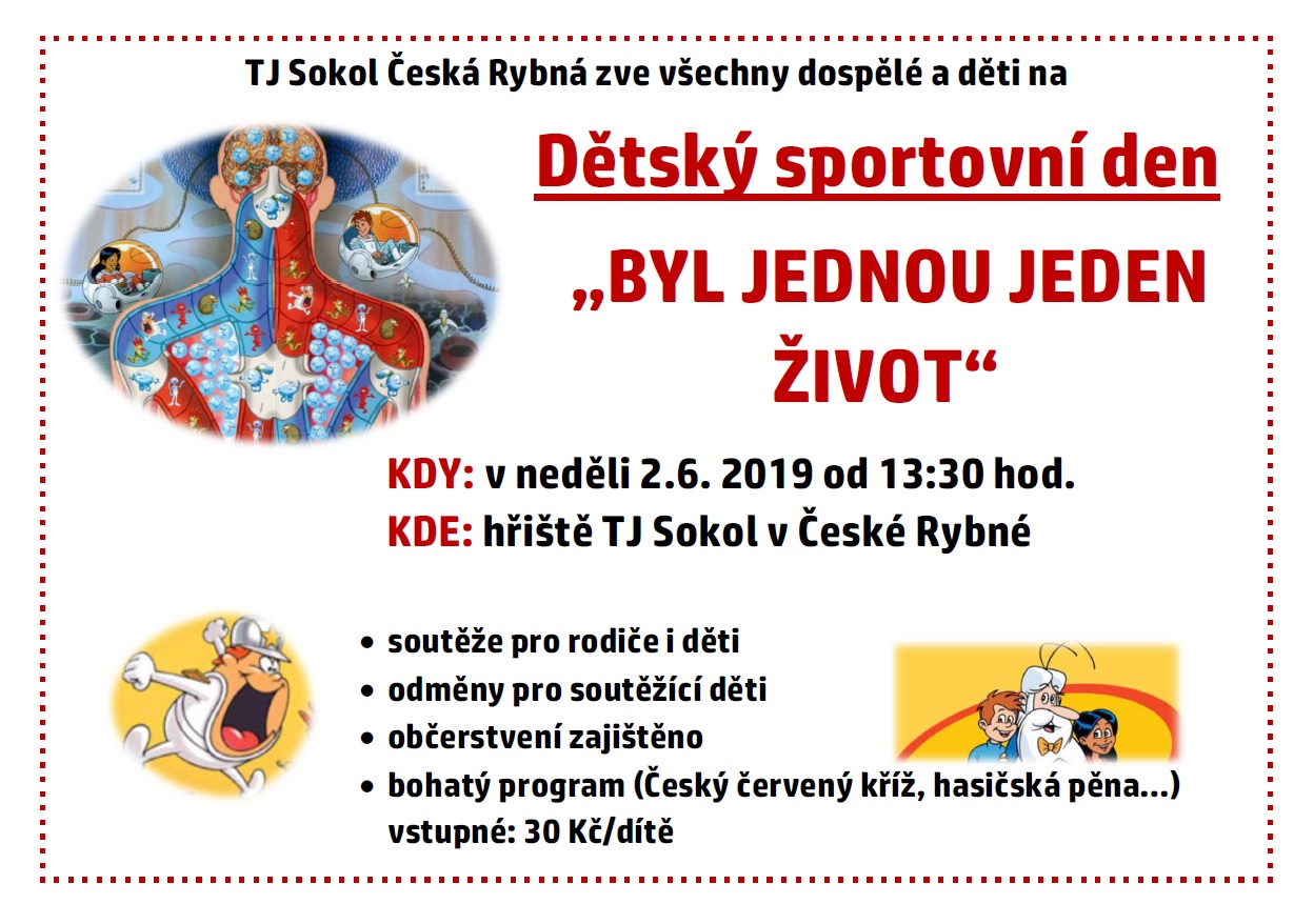 Dětský sportovní den v České Rybné